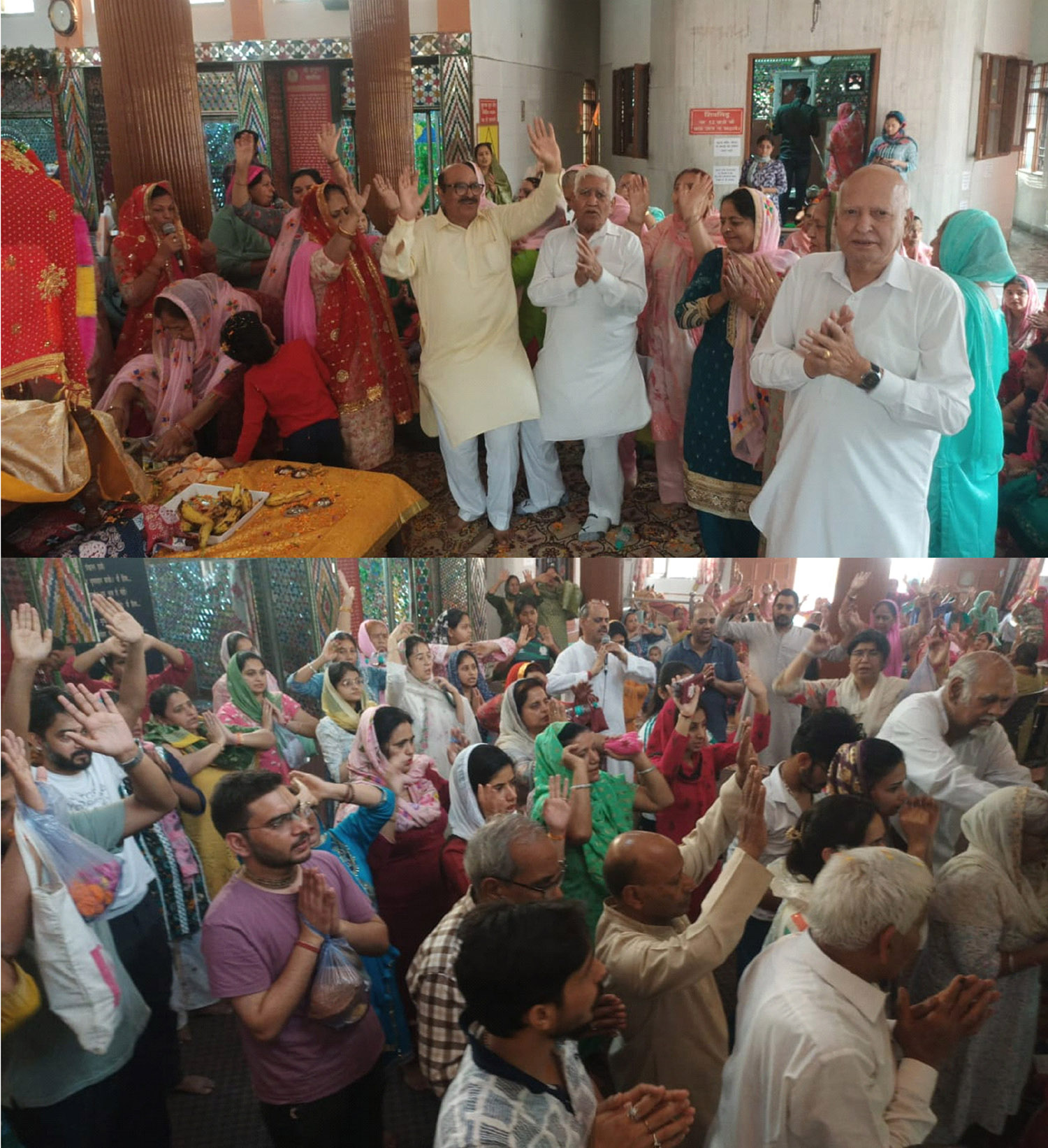 Grand religious programs organized on the occasion of Shri Ram Navami, religious programs continued in temples from morning to afternoon.